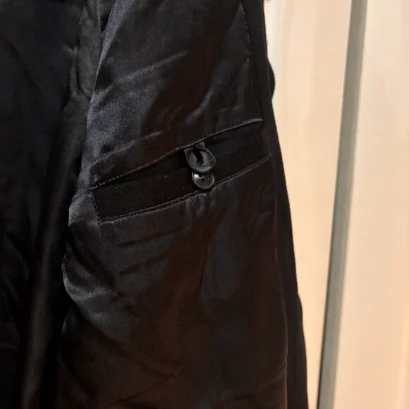 ARMV Military Force Wool Field Jacket Men’s Large Black/Dark Blue NWT - Picture 6 of 7